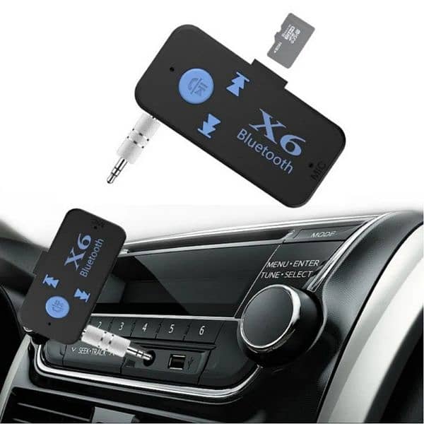 X6 Bluetooth AUX with memory slot 3