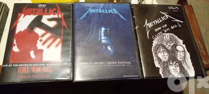 metallica dvds