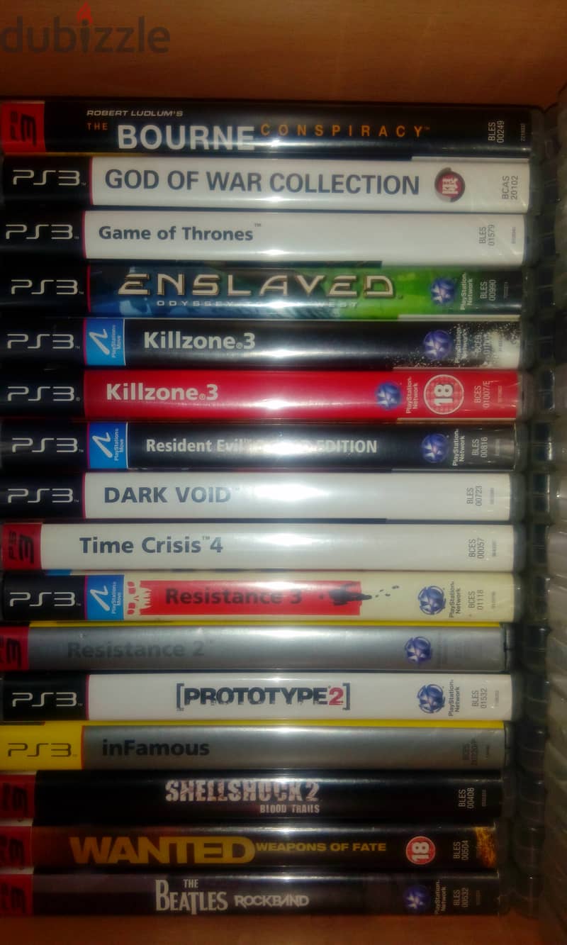 ps3  games starting 7$ check list ask for prices 0