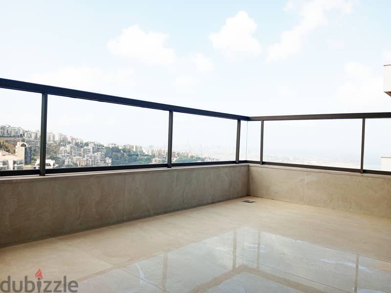 177 SQM Apartment in Roumieh, Metn with Open View and Terrace 3