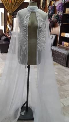Bridal cape. Wedding cape