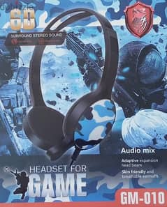 GM010 HEADSET FOR GAME