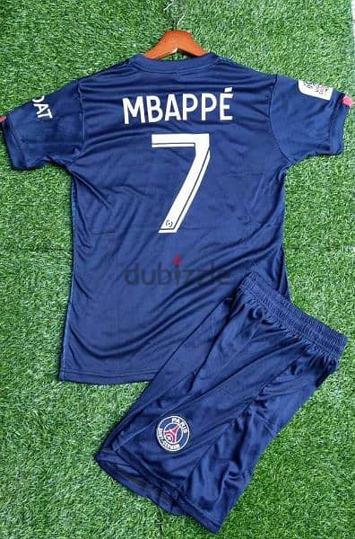 Football Paris Saint Germain PSG Kylian Mbappe Kit Jersey Shirt - Ball ...