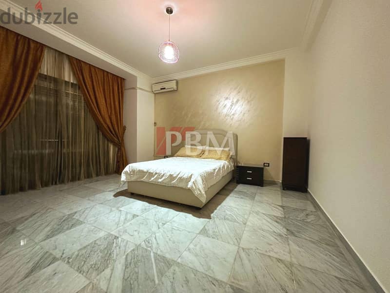 Beautiful Furnished Apartment For Rent In Ramleh El Bayda | 360 SQM | 12