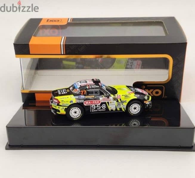 Fiat 124 Abarth  RGT (Rally Poland 2019) diecast car model 1;43. 2