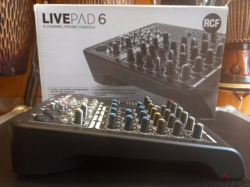 RCF L Pad 6 channel mixing console brand new 6