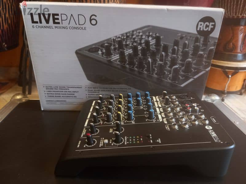 RCF L Pad 6 channel mixing console brand new 7