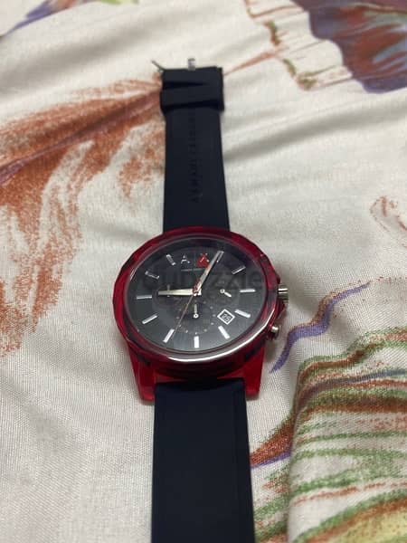 Armani Exchange 1338 Red Quartz Watch 3