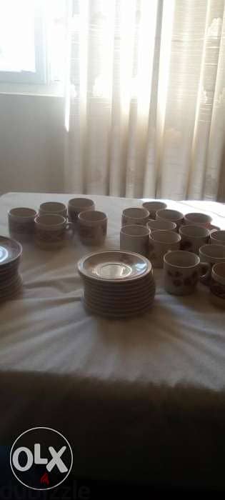 Tea cups. new. not used. 12 pieces. فناجين شاي ١٢ قطع 2