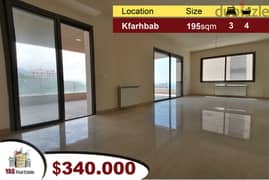 Kfarhbab 195m2 + 45m2 Terrace | Brand New |  view | Luxurious |IV