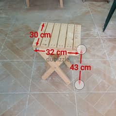 wood portable chair 0