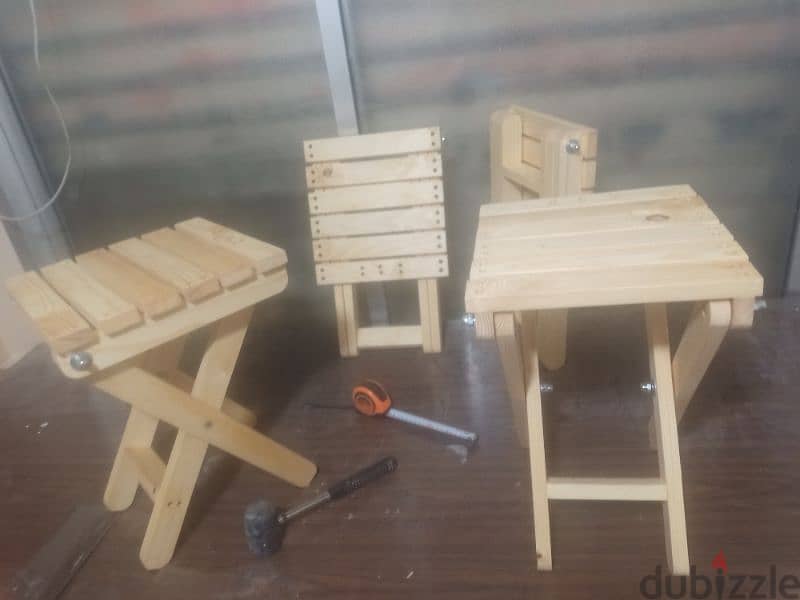 wood portable chair 4