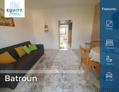 Cozy 1-Bedroom Apartment with Sea View in Batroun Souks #CT23298 0