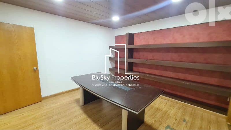Office 100m², 3 Rooms + Reception, For RENT In Saifi #RT 4
