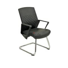 D-321 leather visitor chair