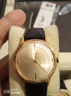 vintage manual classic certina gold plated