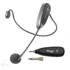 Stagg Beige Wireless Headset Microphone Set