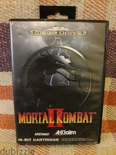 ORIGINAL Sega Genesis Mega Drive game (Mortal Kombat II)