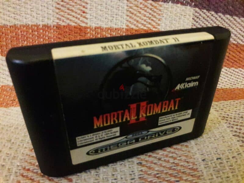 ORIGINAL Sega Genesis Mega Drive game (Mortal Kombat II) 3