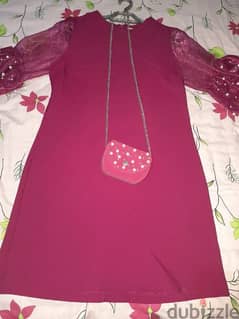 new dress pink ma3o bag size 42 salee