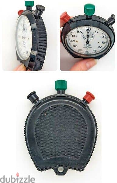 Heuer super sport 1/5 stopwatch pocket watch swiss made 1970S 3