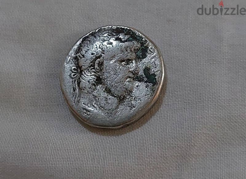 Ancient Roman  Emperor Coin Nero Silver Tetradrachm year 54- 68 AD 1