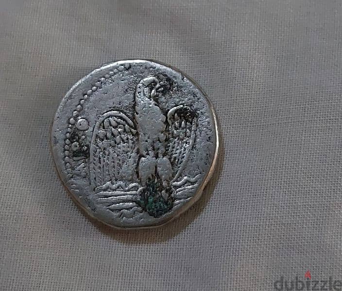 Ancient Roman  Emperor Coin Nero Silver Tetradrachm year 54- 68 AD 2