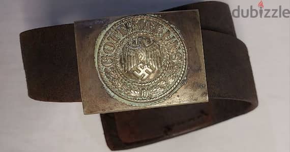 German Nazi Army forces " leatherbelt WW II