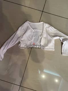 cotton jacket bolero size from 3 to 5y