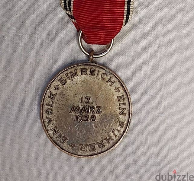 Nazi German Commemorative Medal of 13 March 1938 1