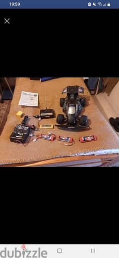 remote control car with its accessories