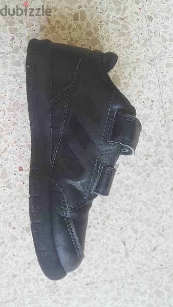 Adidas black shoes size 26 1