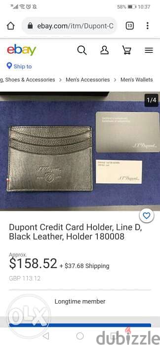 Original Brand New St Dupont Wallet 5