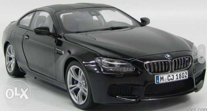 BMW M6 diecast car model 1:18. 3