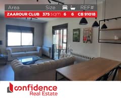 Triplex Villa in Zaarour Club for Sale! REF#CB91018