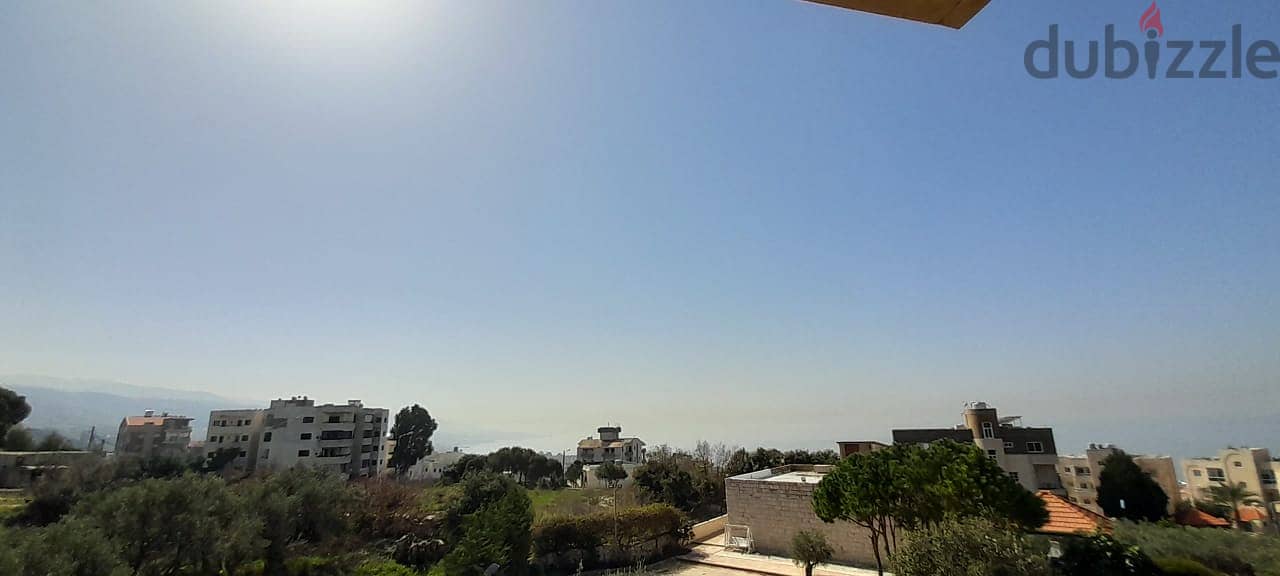 130 m2 apartment + open view for sale in Aamchit - شقة للبيع في عمشيت 0