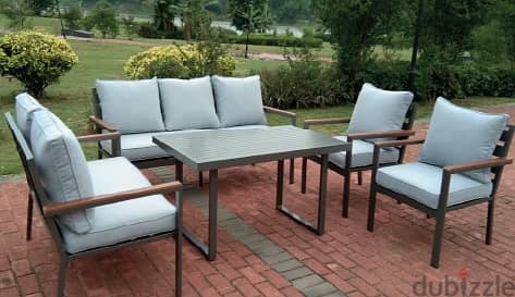 SAMFORD 7S GREY garden outdoor sofa seats طقم المنيوم خارجي