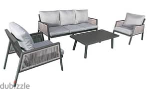 PORTO 3S aluminum garden outdoor sofa seats طقم المنيوم خارجي 0