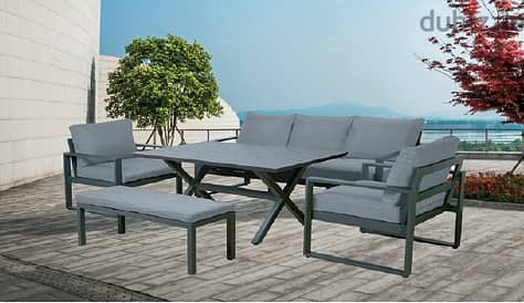 Relax 9s aluminum garden outdoor sofa seats طقم المنيوم خارجي 0