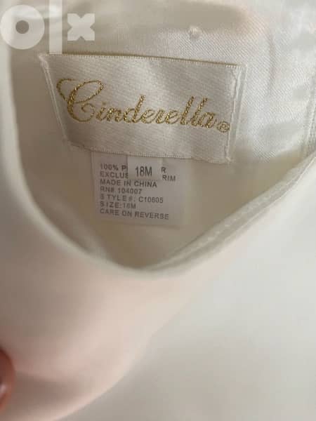 Cinderella dress 12-18 months 2