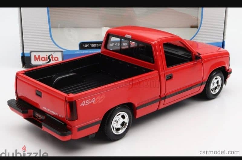 Chevrolet Pickup 454 SS diecast car model 1:24 2
