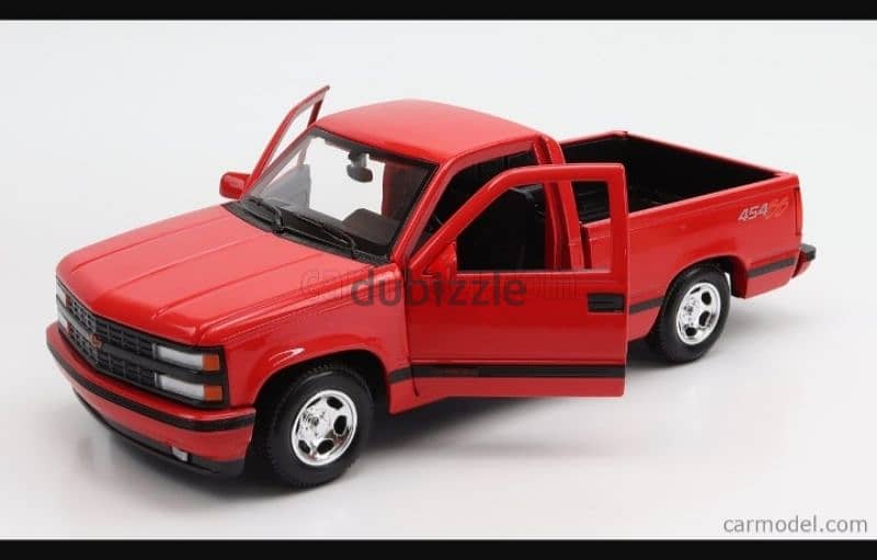 Chevrolet Pickup 454 SS diecast car model 1:24 3