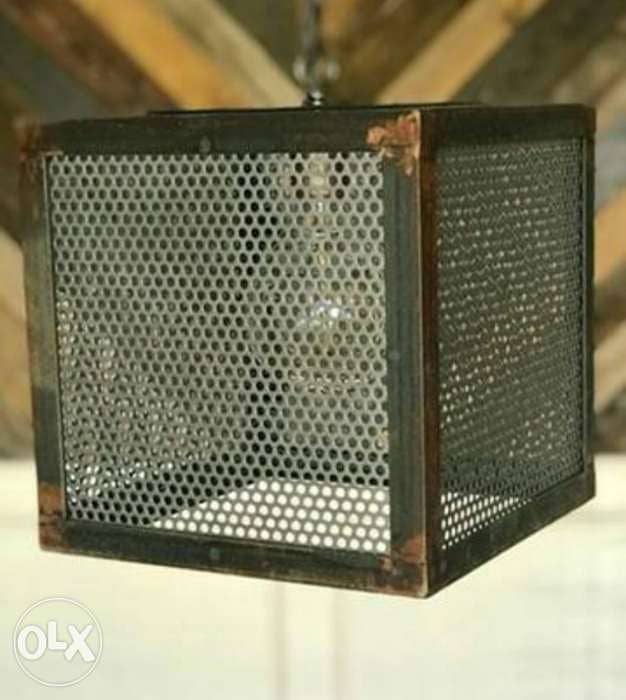 Industrial steel pendant light 1