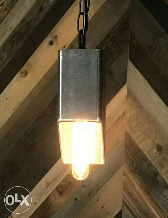 Industrial steel heavy pendant light 1