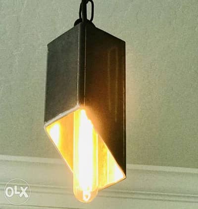 Industrial steel heavy pendant light