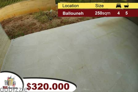 Ballouneh 250m2 + 70m2 Garden | New | High End | Panoramic View |