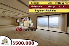Ballouneh 480m2 | Duplex | Exceptional Property | Payment Facilities |