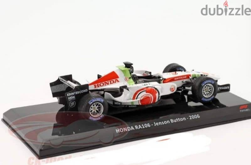Jenson Button Honda RA106 (2006) diecast car model 1:24. 4