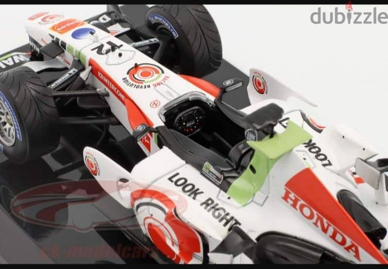 Jenson Button Honda RA106 (2006) diecast car model 1:24. 5