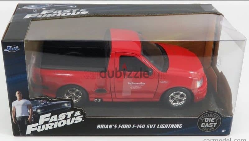 Ford F150 SVT Lighting (Fast & Furious) diecast car model 1:24. 6